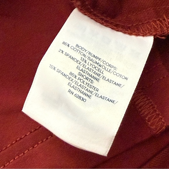 Lands End Womens Skort Red Black Polka Dot Pull On Pockets Built In Shorts 16 - Picture 8 of 10